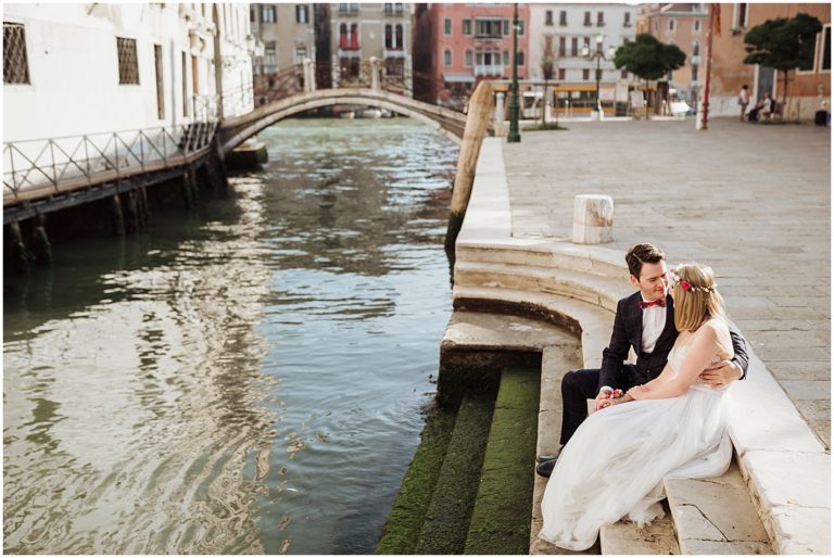 Venice photographer elopement shooting